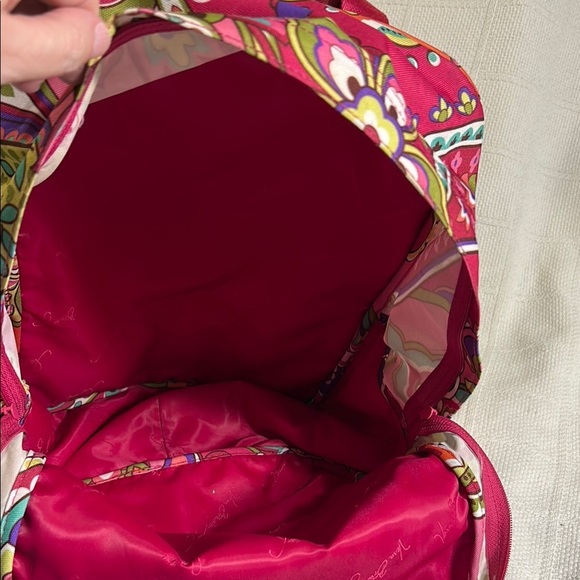VERA BRADLEY Colorful Paisley / Floral Backpack
